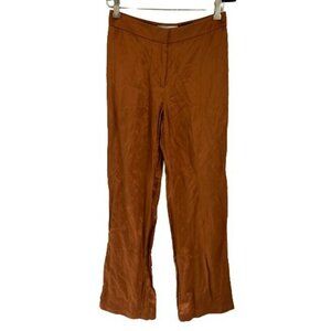 LAFAYETTE 149 Silky Pants Strait Cut Bronze Color Size 2M